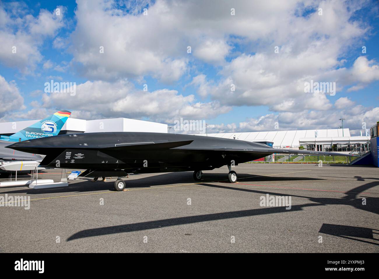 Il drone da combattimento aereo Wingman. Foto Stock