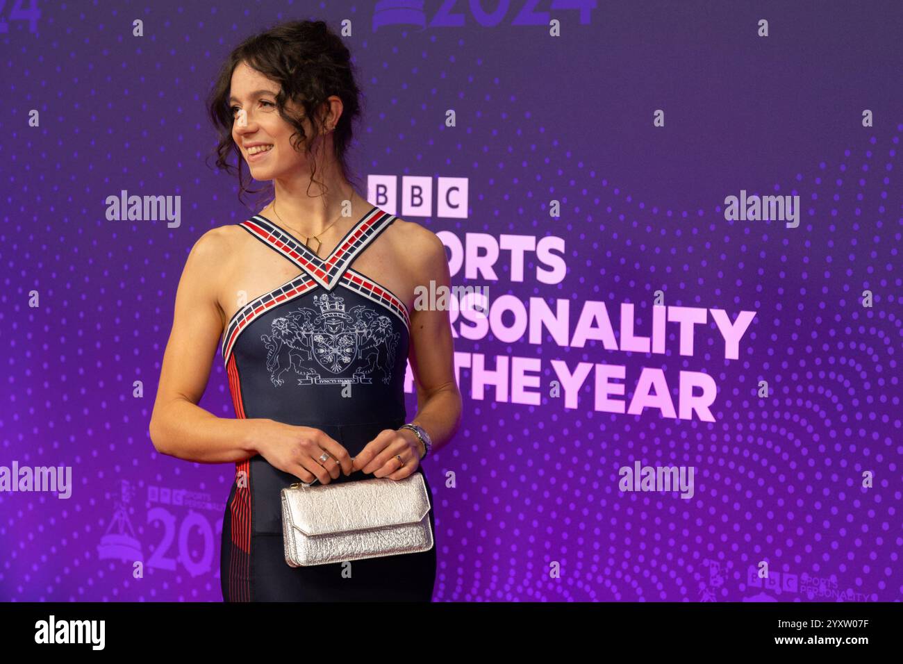 Manchester, Regno Unito. 17 dicembre 2024. British Rower Imogen Grant alla BBC Sports Personality of the Year 2024 Credit: Craig Hawkhead/Alamy Live News Foto Stock