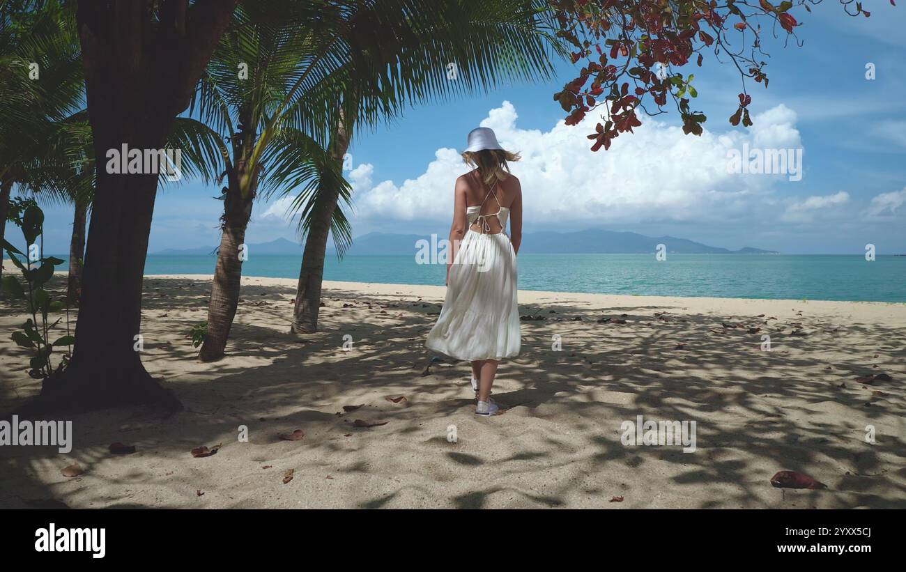Cappello da sole da donna, a tesa larga, estivo, estivo, da spiaggia, per attività all'aperto, da pesca, con protezione UV, bianco, Taglia unica