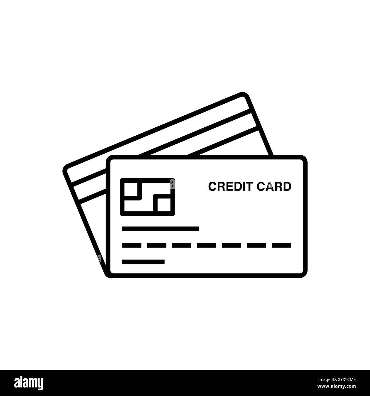 Design vettoriale di carte ATM in stile moderno, carta per pagamenti online e prelievo di contanti Illustrazione Vettoriale