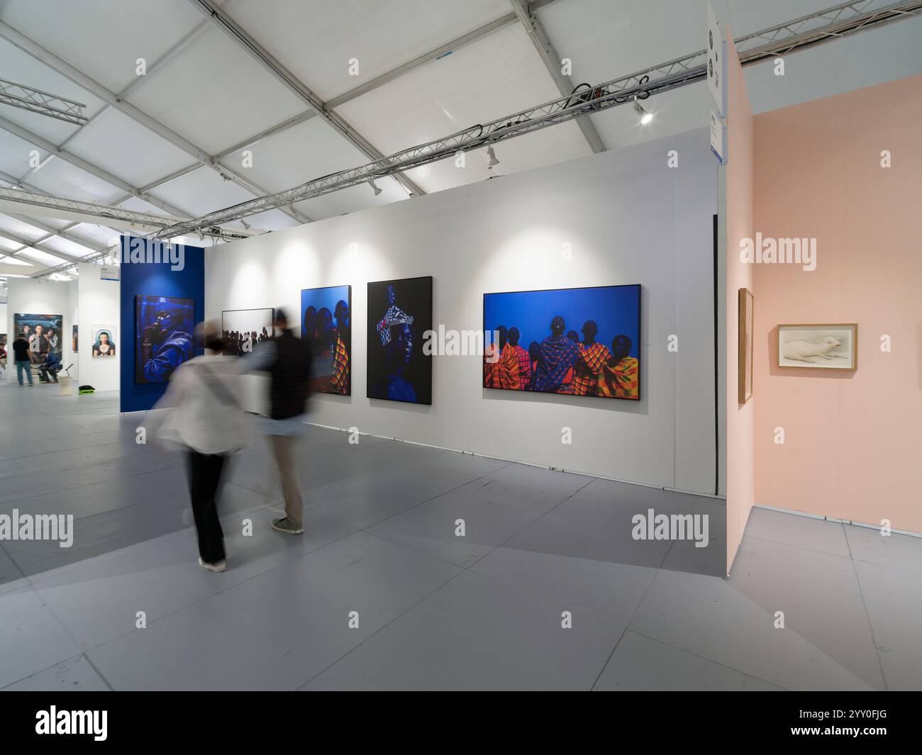 Scope Miami Beach è una fiera d'arte internazionale che espone opere contemporanee all'avanguardia di artisti emergenti e affermati. Questa esclusiva Foto Stock