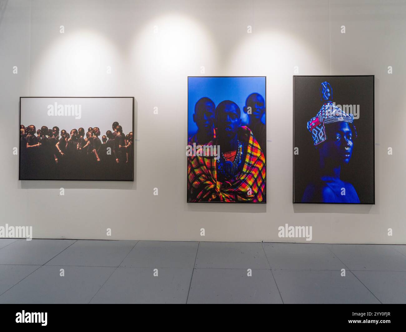Scope Miami Beach è una fiera d'arte internazionale che espone opere contemporanee all'avanguardia di artisti emergenti e affermati. Questa esclusiva Foto Stock