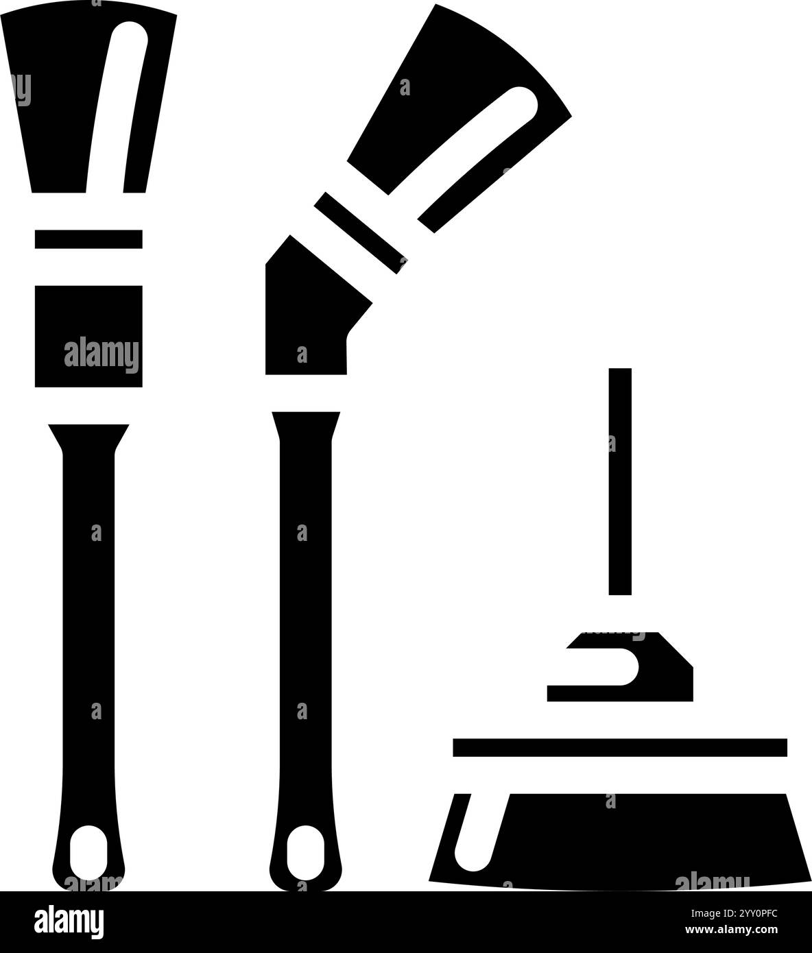 illustrazione vettoriale icona glifo per la cura della vettura Illustrazione Vettoriale