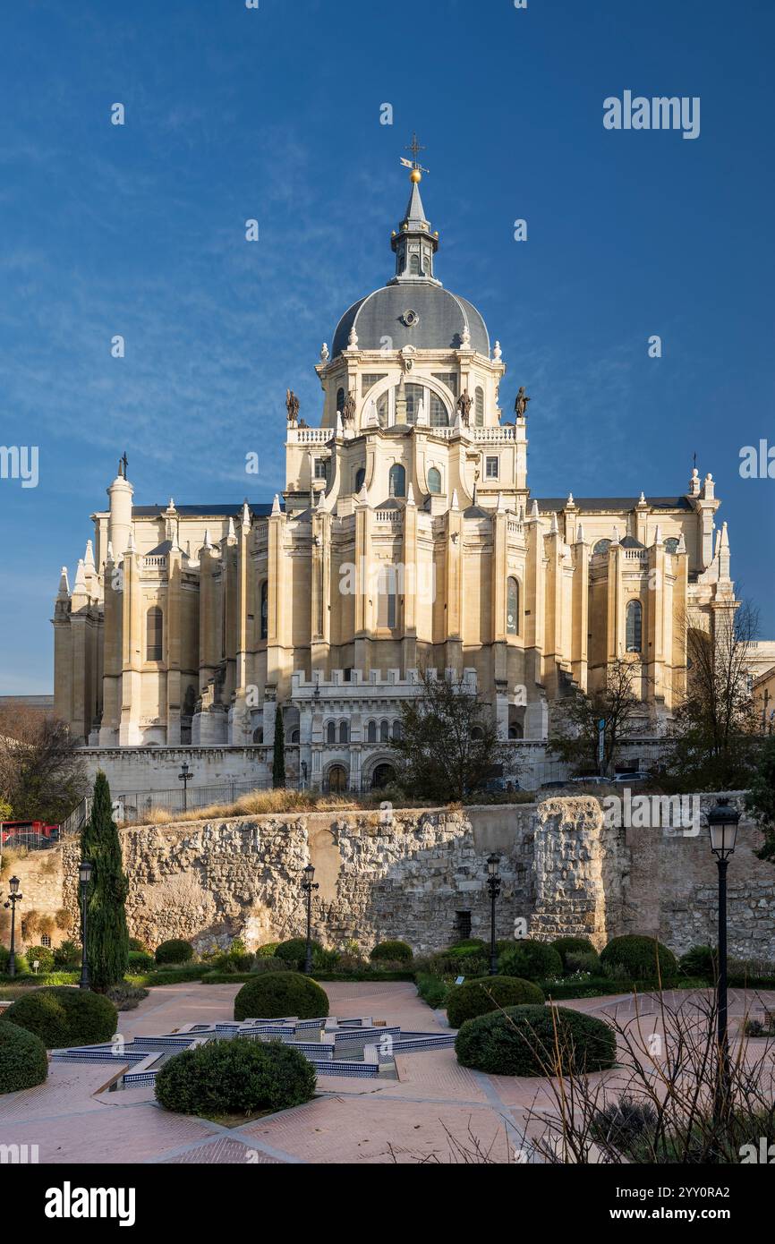 Cattedrale di Almudena, Madrid, Spagna Foto Stock