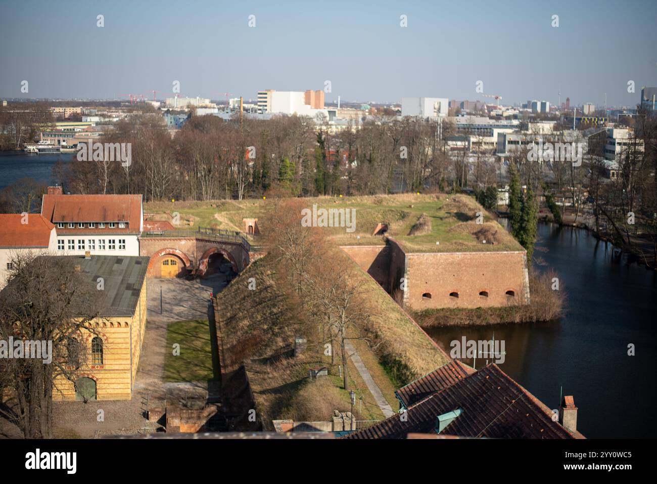 Cittadella di Spandau a Berlino, Germania, fortezza rinascimentale ben conservata e monumento storico Foto Stock