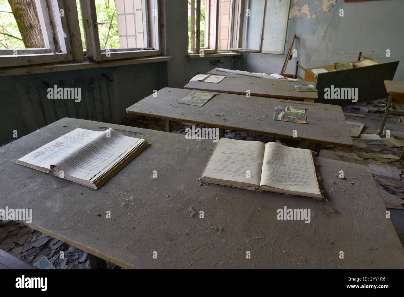 Chernobyl Zona di esclusione, Ucraina Foto Stock