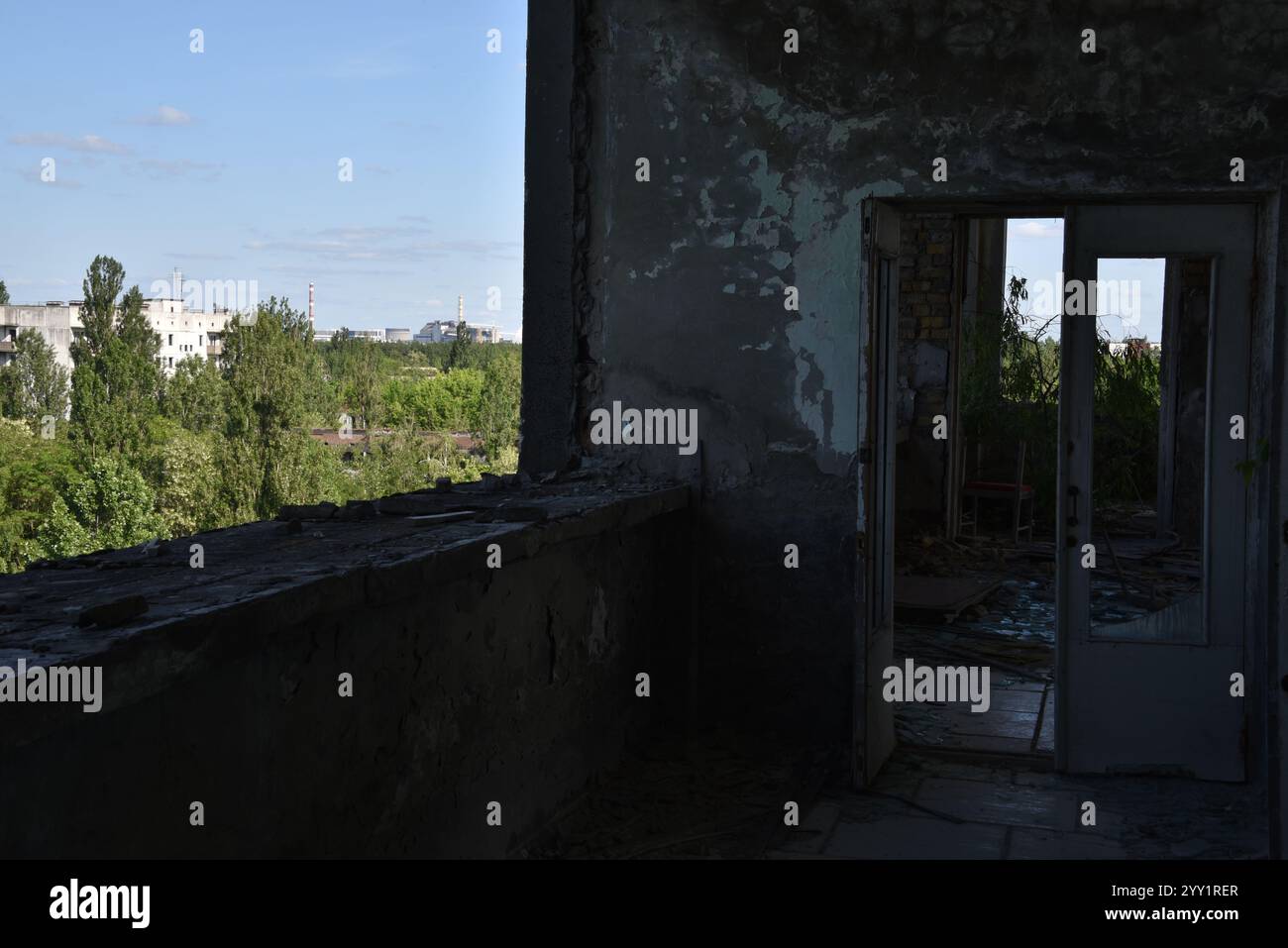 Chernobyl Zona di esclusione, Ucraina Foto Stock