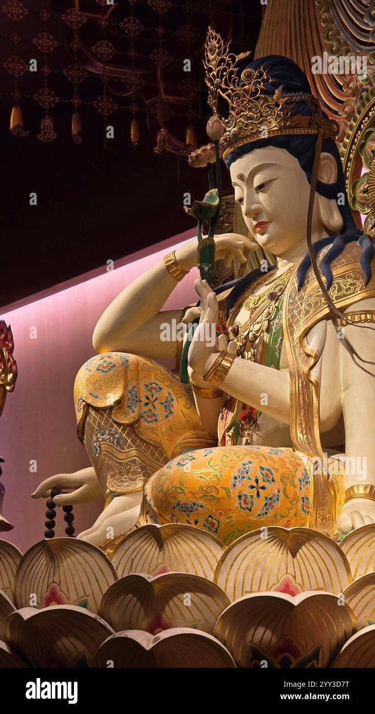 Buddismo di Singapore - Immagine stock catturata con smartphone