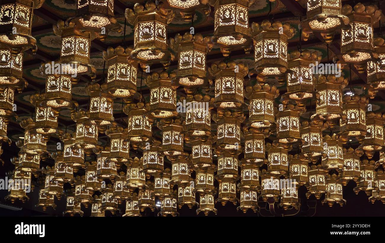 Buddismo di Singapore - Immagine stock catturata con smartphone