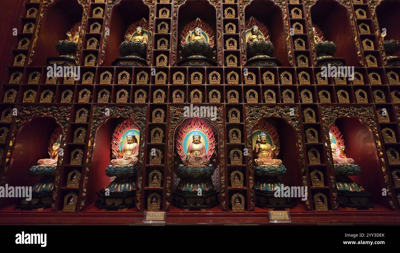 Buddismo di Singapore - Immagine stock catturata con smartphone