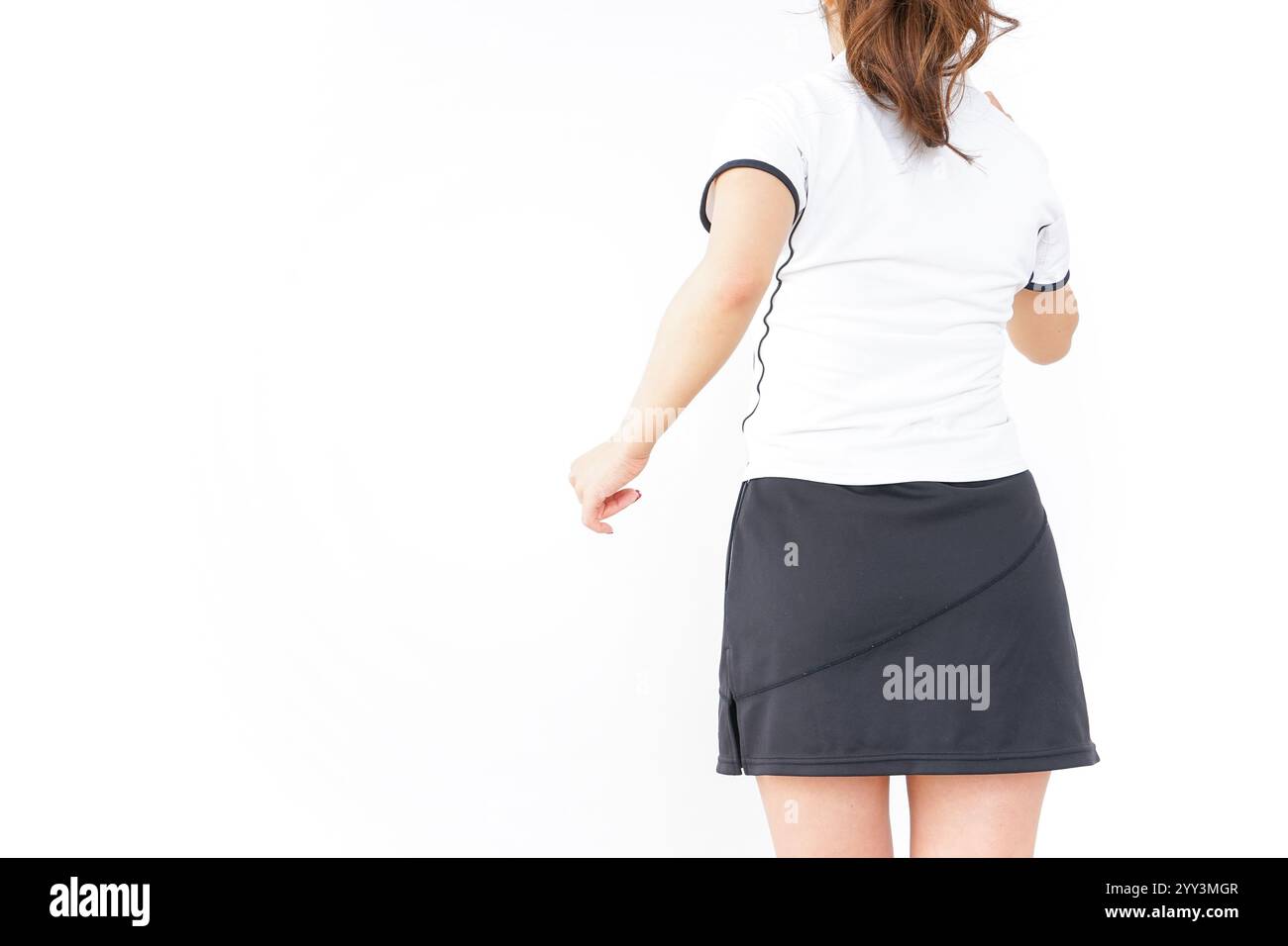 Donne Sport indietro Foto Stock