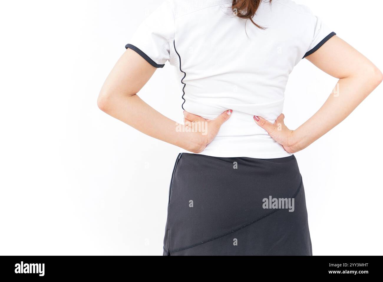 Donne Sport indietro Foto Stock