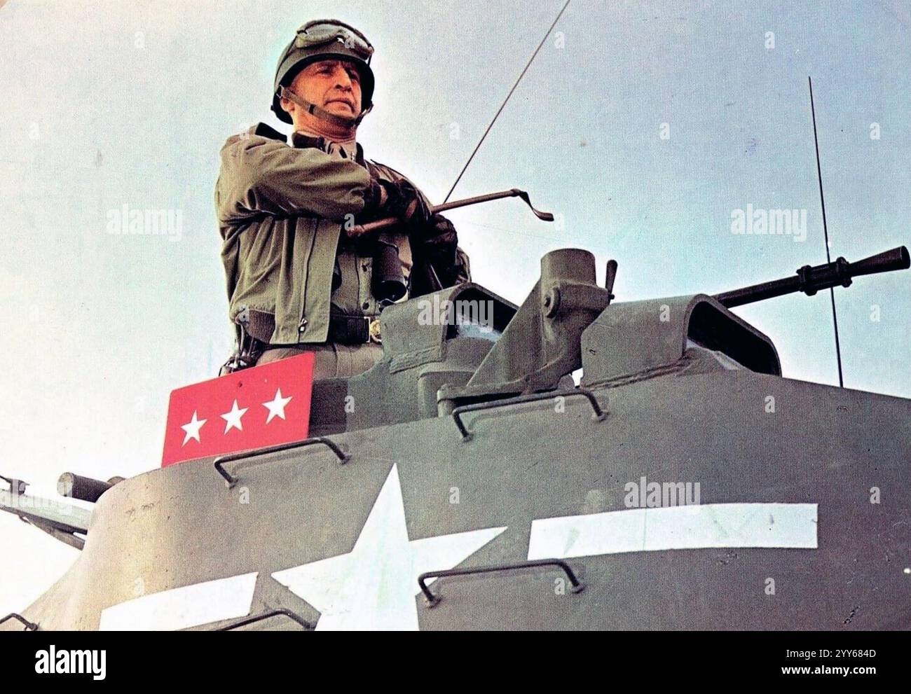PATTON 1970 20th Century Fox film biografico con George C. Scott Foto Stock