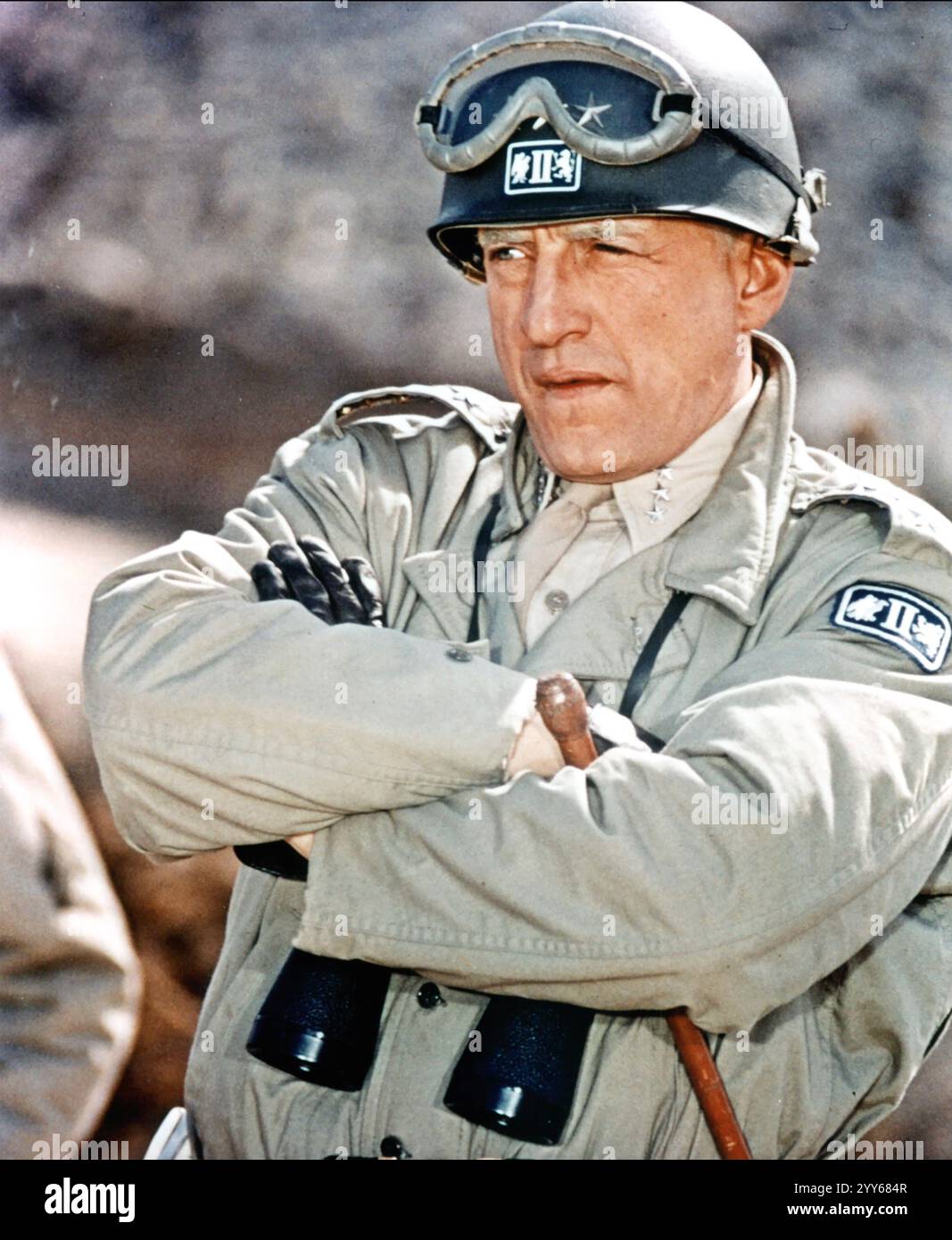 PATTON 1970 20th Century Fox film biografico con George C. Scott Foto Stock