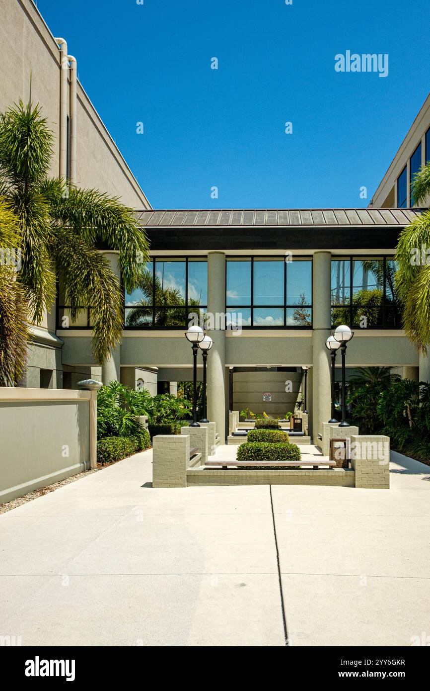 Tribunale della contea di Martin, se Ocean Boulevard, Stuart, Florida Foto Stock