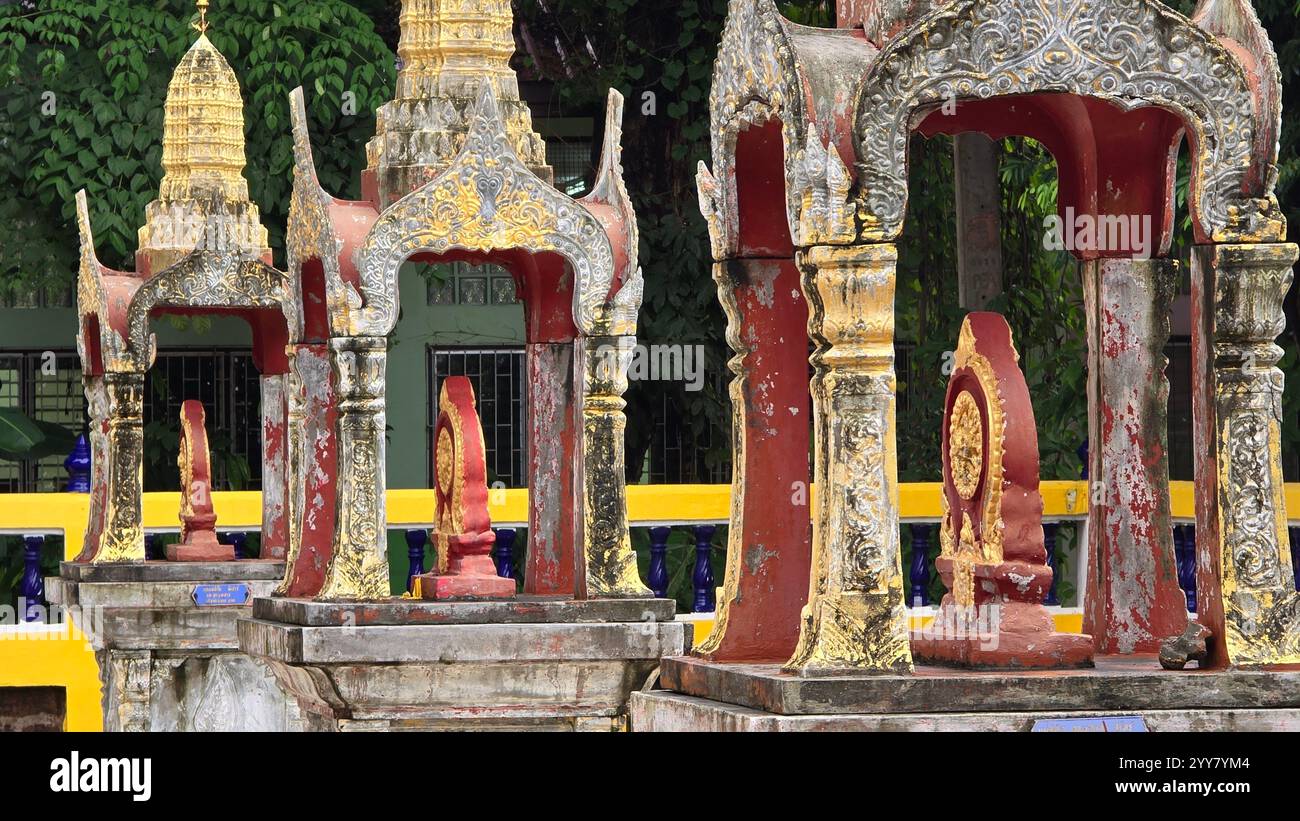 Templi buddisti tailandesi Foto Stock
