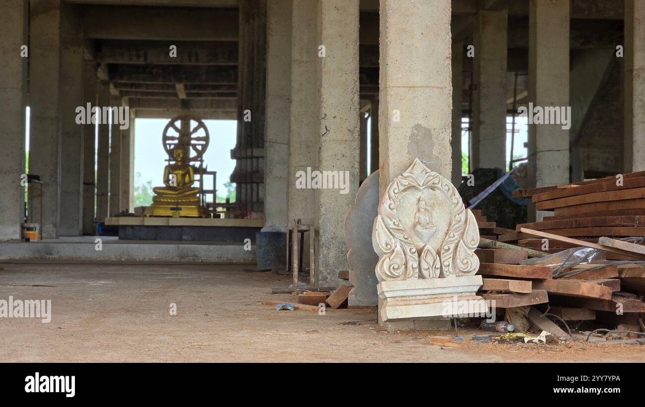 Templi buddisti tailandesi Foto Stock