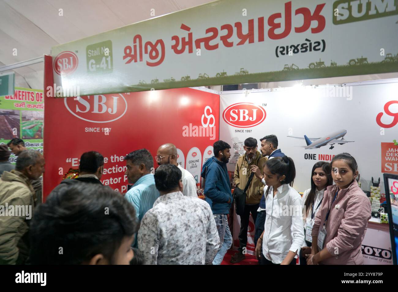 Rajkot, Gujarat, India. 20 dicembre 2024. AGRI World Expo 2024, Shreeji Enterprises. Crediti: Nasirkhan Davi/Alamy Live News Foto Stock