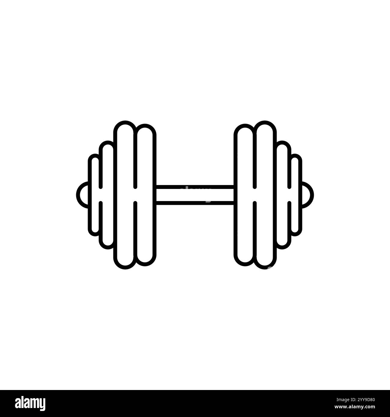 modello vettoriale di disegno icona della linea a campana Illustrazione Vettoriale