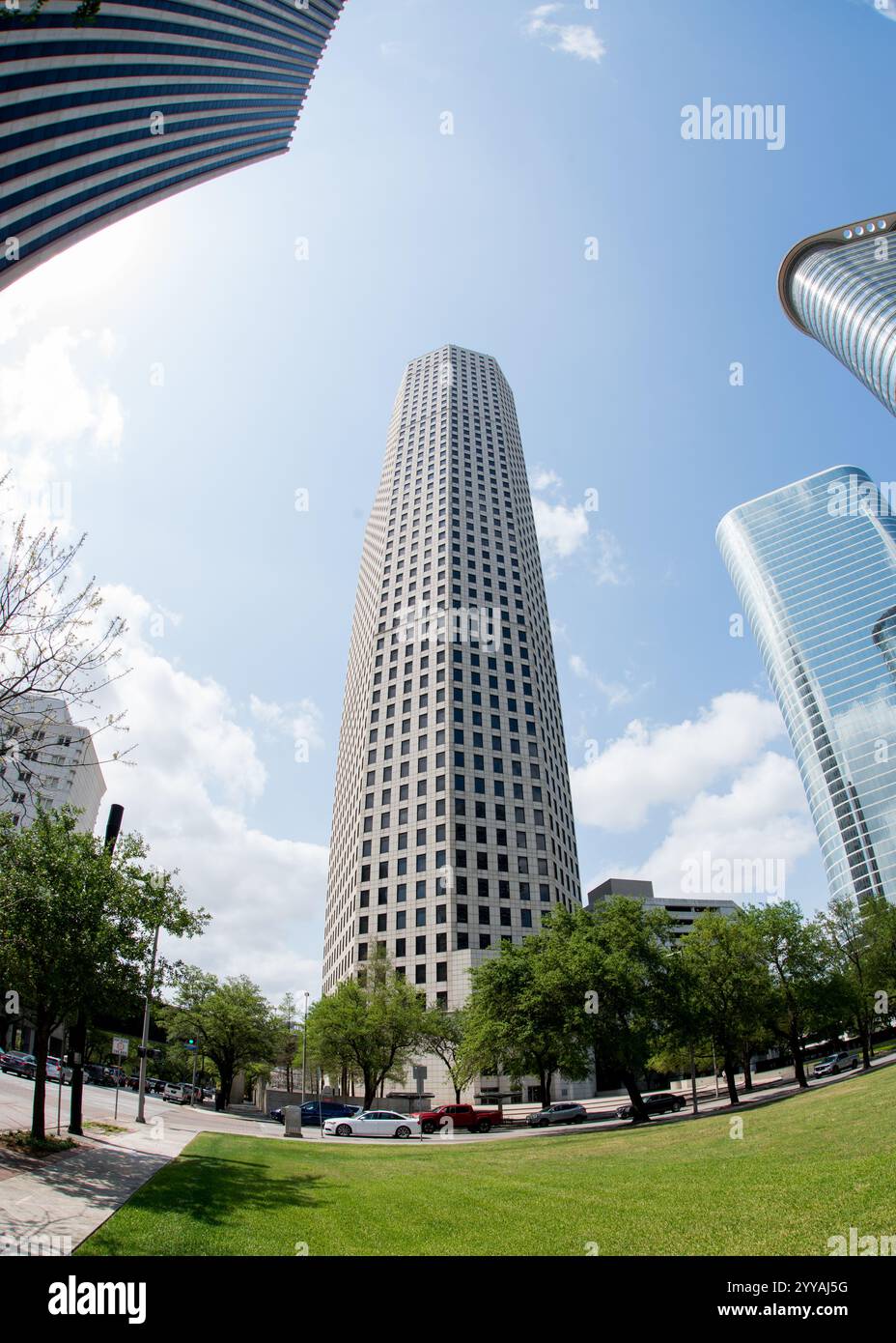 Il centro cittadino di Houston Foto Stock