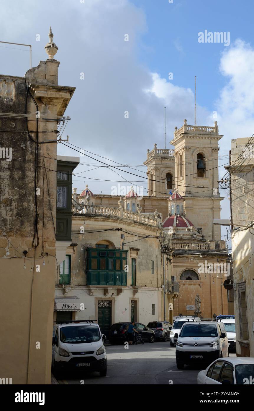 Chiesa di San Filippo, Triq L-Isqof, Zebbug-Casal Zebbugi-Ħaż-Żebbuġ, Malta, Europa Foto Stock