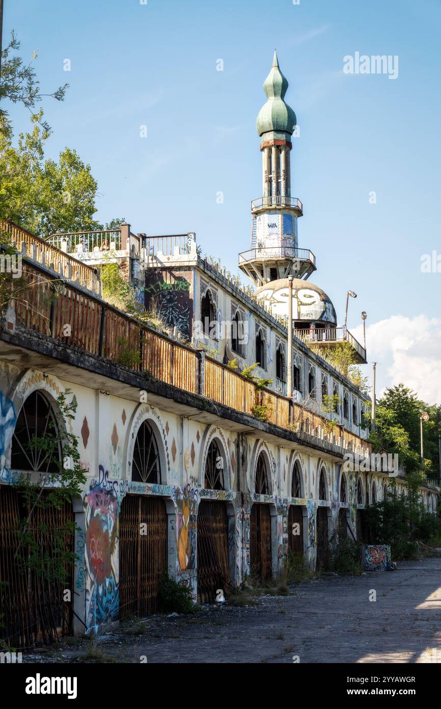 Consonno Lost Village in Italy, agosto 2023 Foto Stock