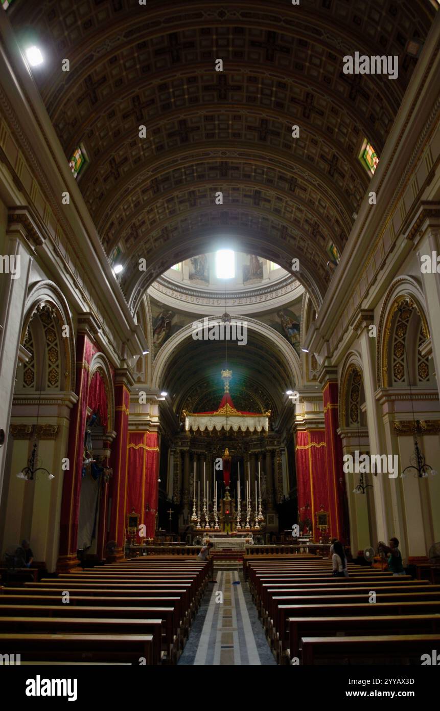 Chiesa di San Filippo, Zebbug-Casal Zebbugi-Ħaż-Żebbuġ, Malta, Europa Foto Stock