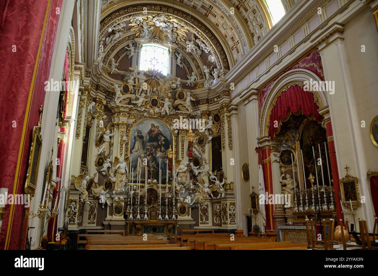 Chiesa di San Filippo, Zebbug-Casal Zebbugi-Ħaż-Żebbuġ, Malta, Europa Foto Stock