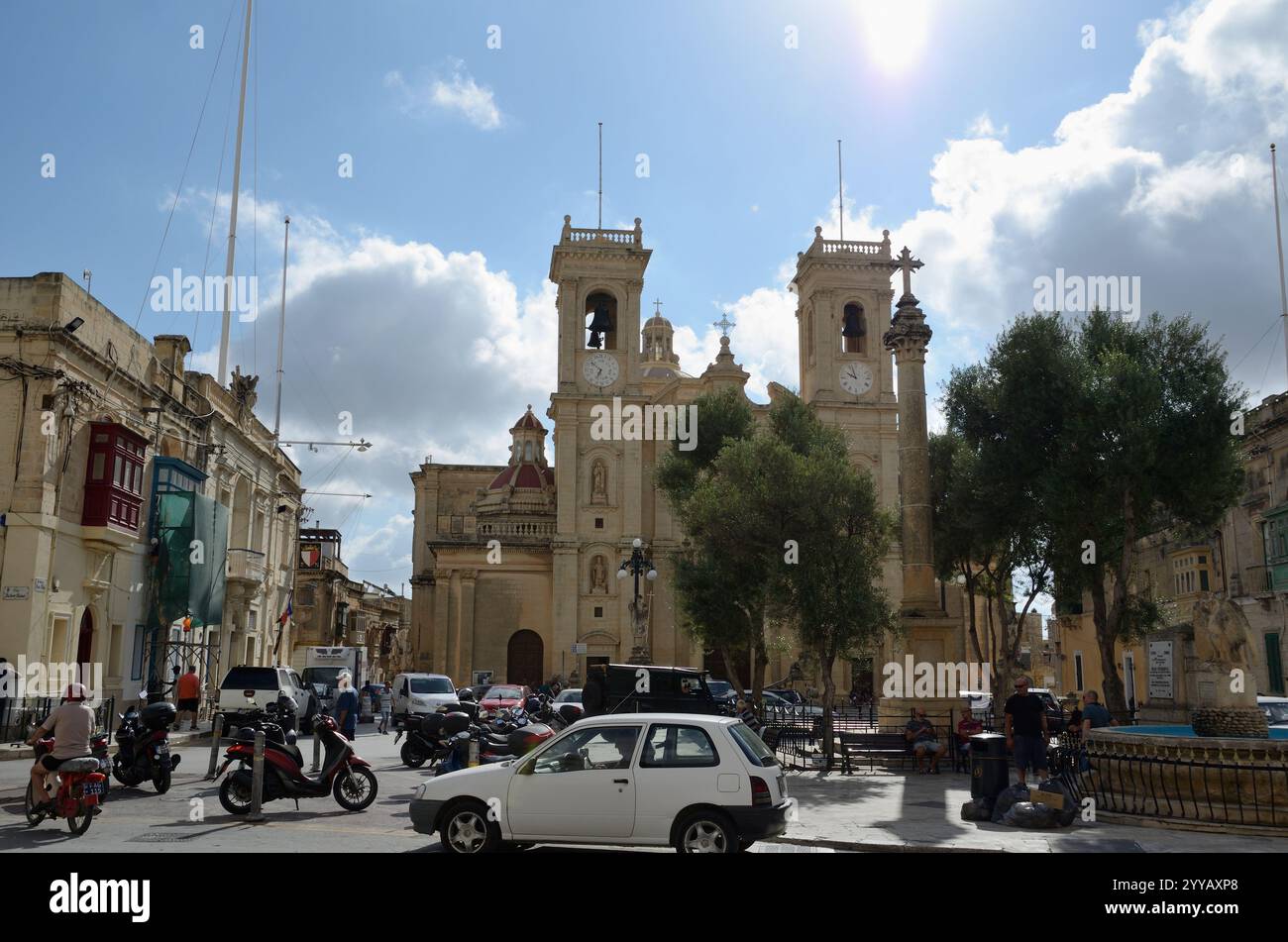 Chiesa di San Filippo, Piazza San Filippo, Zebbug-Casal Zebbugi-Ħaż-Żebbuġ, Malta, Europa Foto Stock