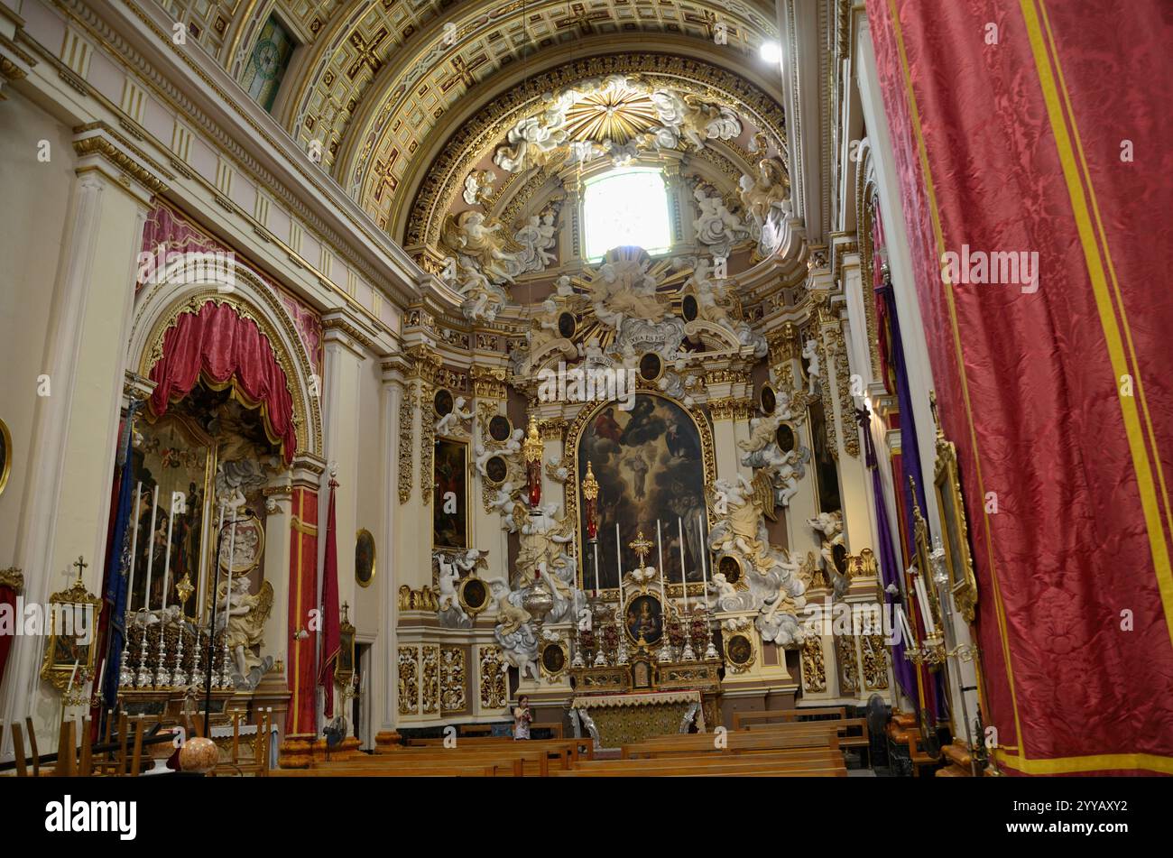 Chiesa di San Filippo, Zebbug-Casal Zebbugi-Ħaż-Żebbuġ, Malta, Europa Foto Stock