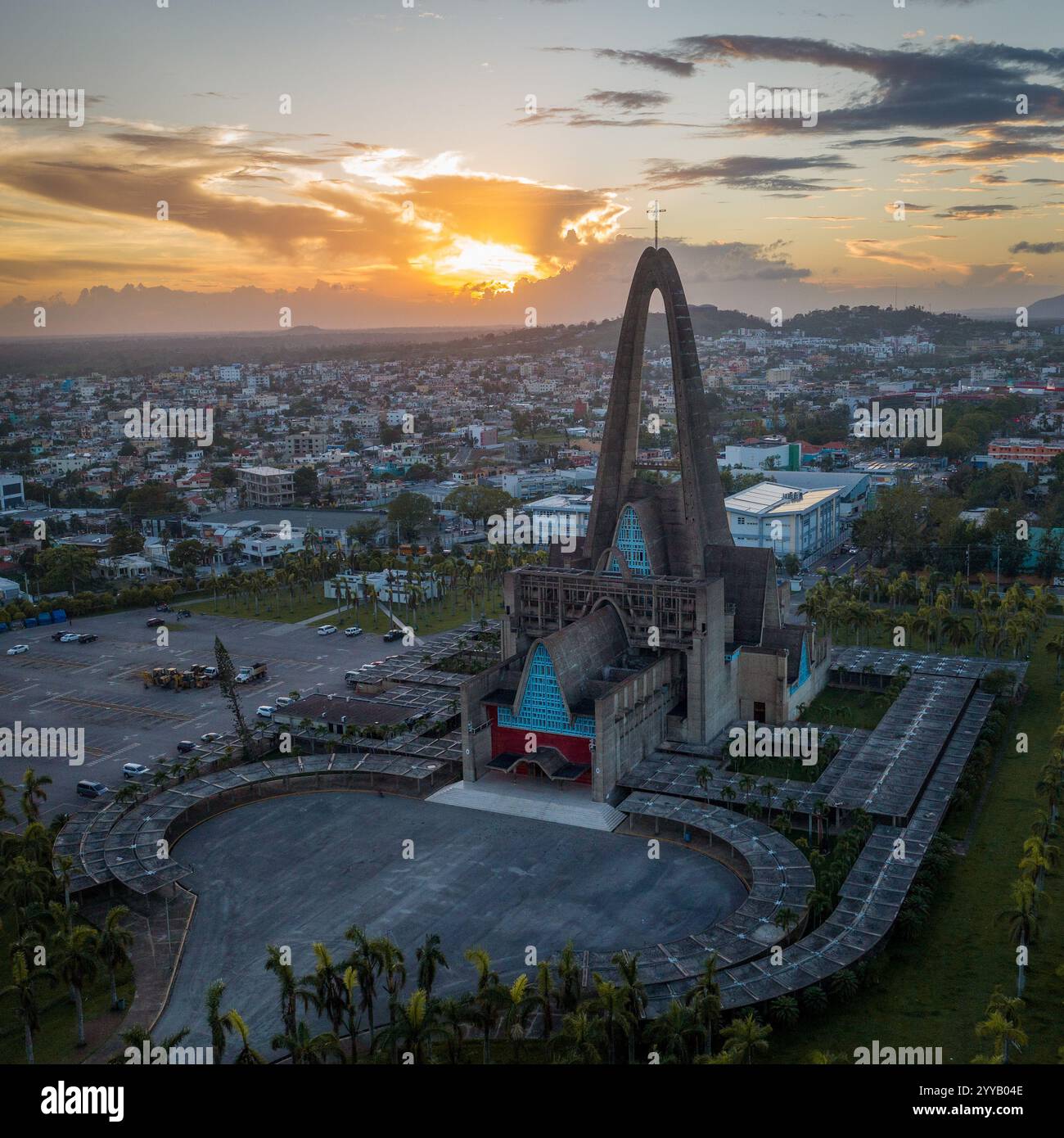 Basilica Nuestra Senora De la Altagracia Repubblica Dominicana Foto Stock
