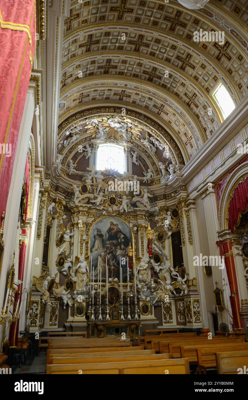 Chiesa di San Filippo, Zebbug-Casal Zebbugi-Ħaż-Żebbuġ, Malta, Europa Foto Stock