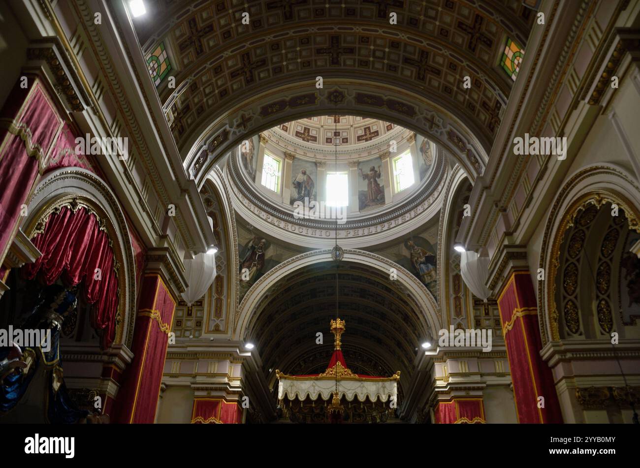 Chiesa di San Filippo, Zebbug-Casal Zebbugi-Ħaż-Żebbuġ, Malta, Europa Foto Stock