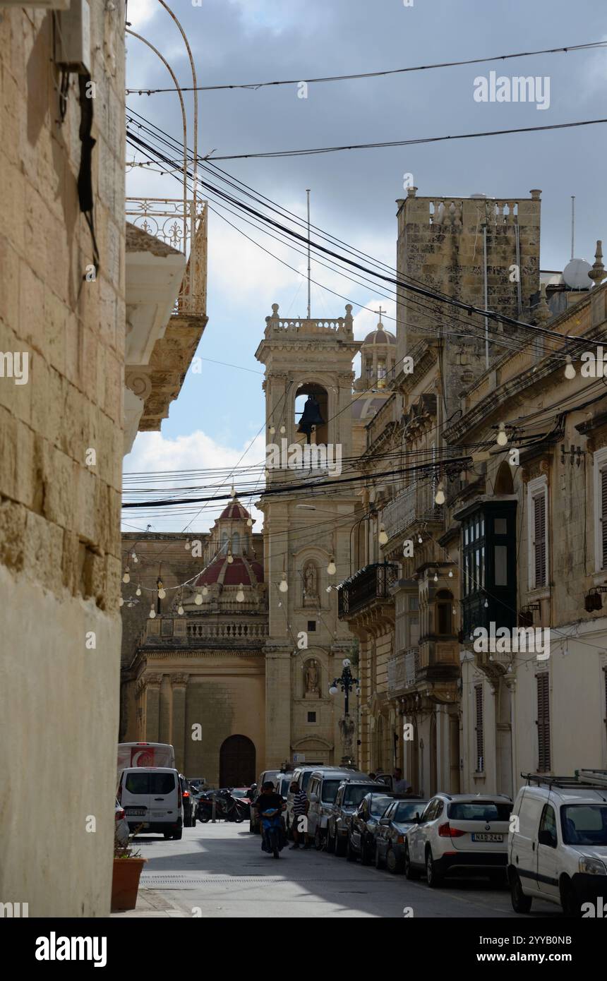 Chiesa di San Filippo, Triq il-Kbira, Zebbug-Casal Zebbugi-Ħaż-Żebbuġ, Malta, Europa Foto Stock
