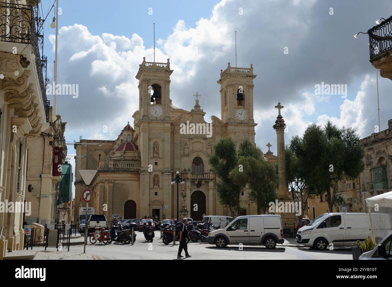 Chiesa di San Filippo, Triq il-Kbira, Zebbug-Casal Zebbugi-Ħaż-Żebbuġ, Malta, Europa Foto Stock