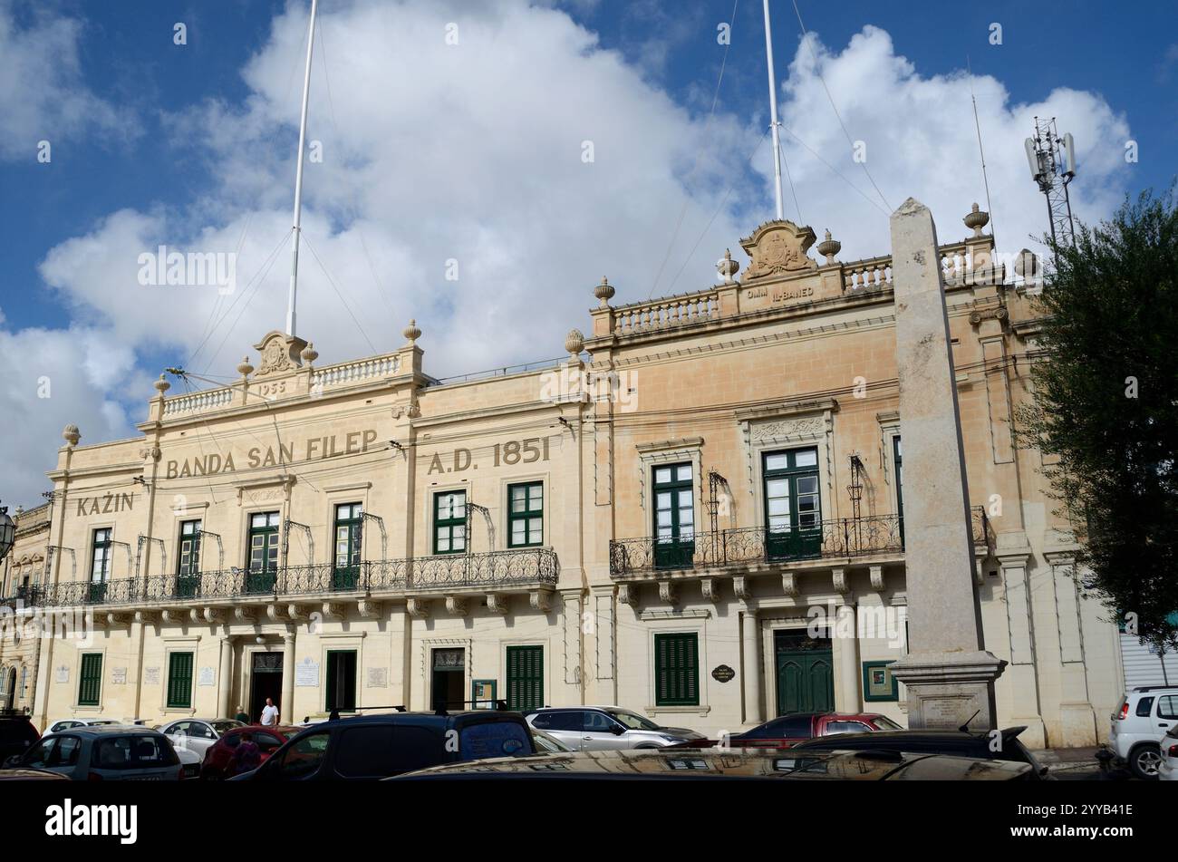 Banda San Filep, Triq Sciortino, Zebbug-Casal Zebbugi-Ħaż-Żebbuġ, Malta, Europa Foto Stock