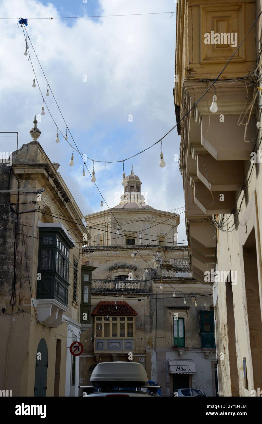 Chiesa di San Filippo, Triq L-Isqof, Zebbug-Casal Zebbugi-Ħaż-Żebbuġ, Malta, Europa Foto Stock
