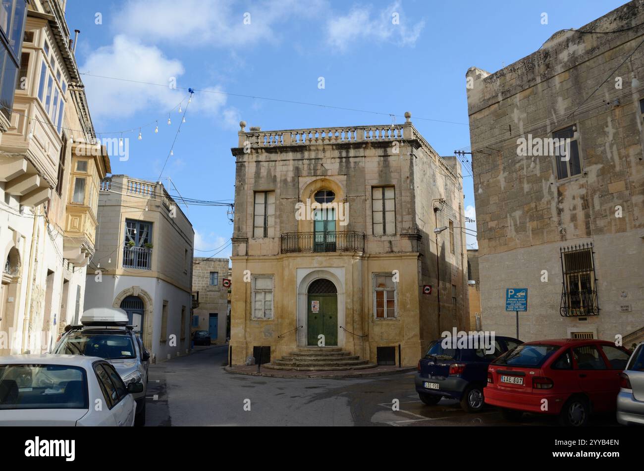 Dun Mikiel Xerri Theather, Triq L-Isqof, Zebbug-Casal Zebbugi-Ħaż-Żebbuġ, Malta, Europa Foto Stock