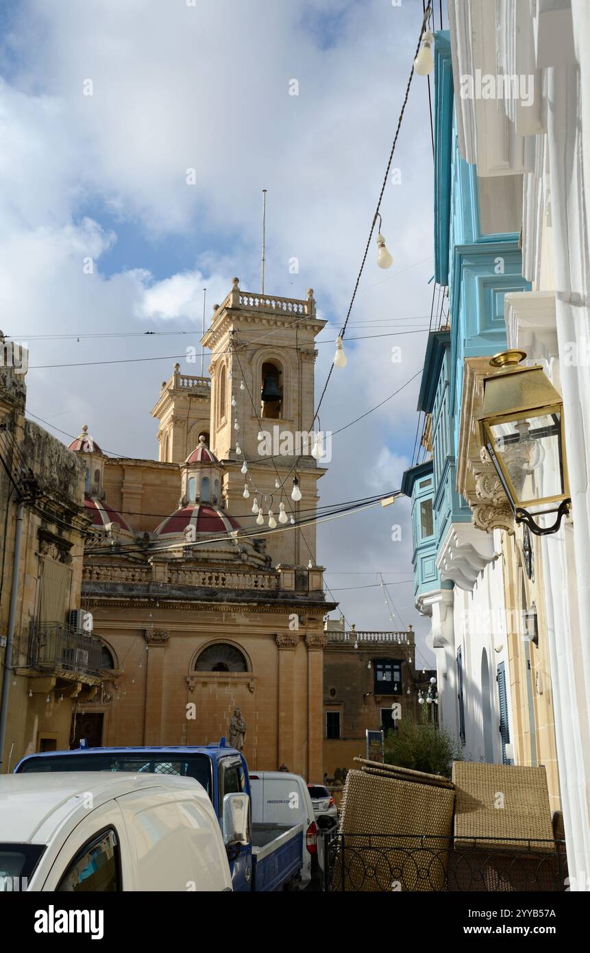 Chiesa di San Filippo, Triq L-Isqof, Zebbug-Casal Zebbugi-Ħaż-Żebbuġ, Malta, Europa Foto Stock