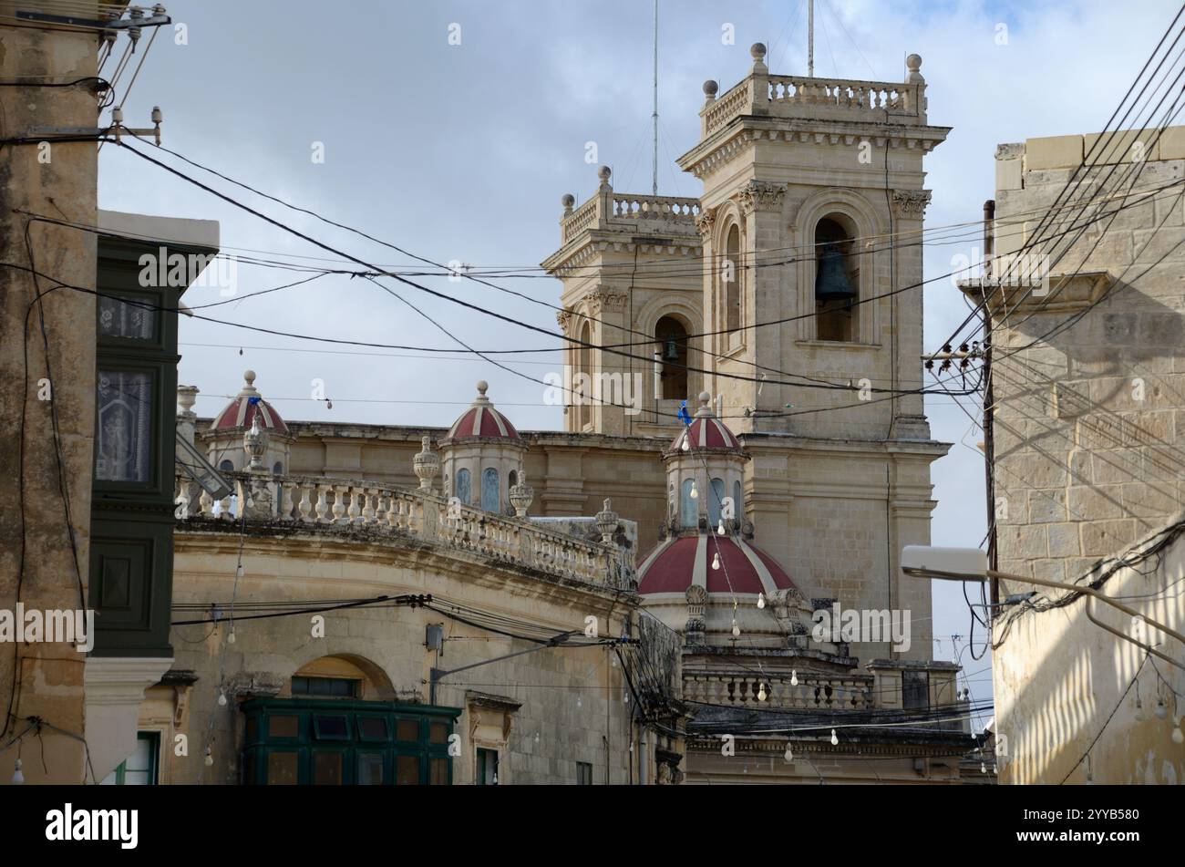 Chiesa di San Filippo, Triq L-Isqof, Zebbug-Casal Zebbugi-Ħaż-Żebbuġ, Malta, Europa Foto Stock