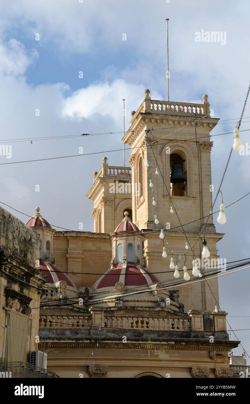 Chiesa di San Filippo, Triq L-Isqof, Zebbug-Casal Zebbugi-Ħaż-Żebbuġ, Malta, Europa Foto Stock