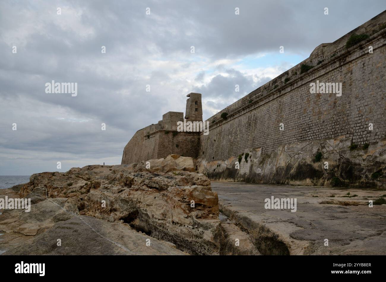 Fort St Elmo, Boat Street, Valletta, Malta, Europa Foto Stock