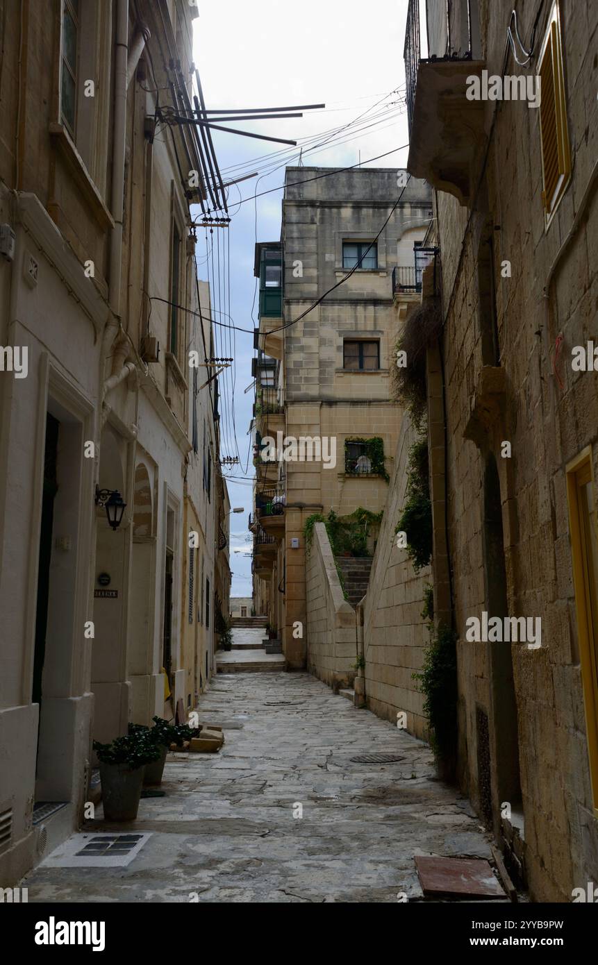 Senglea-L-Isla, Malta, Europa Foto Stock