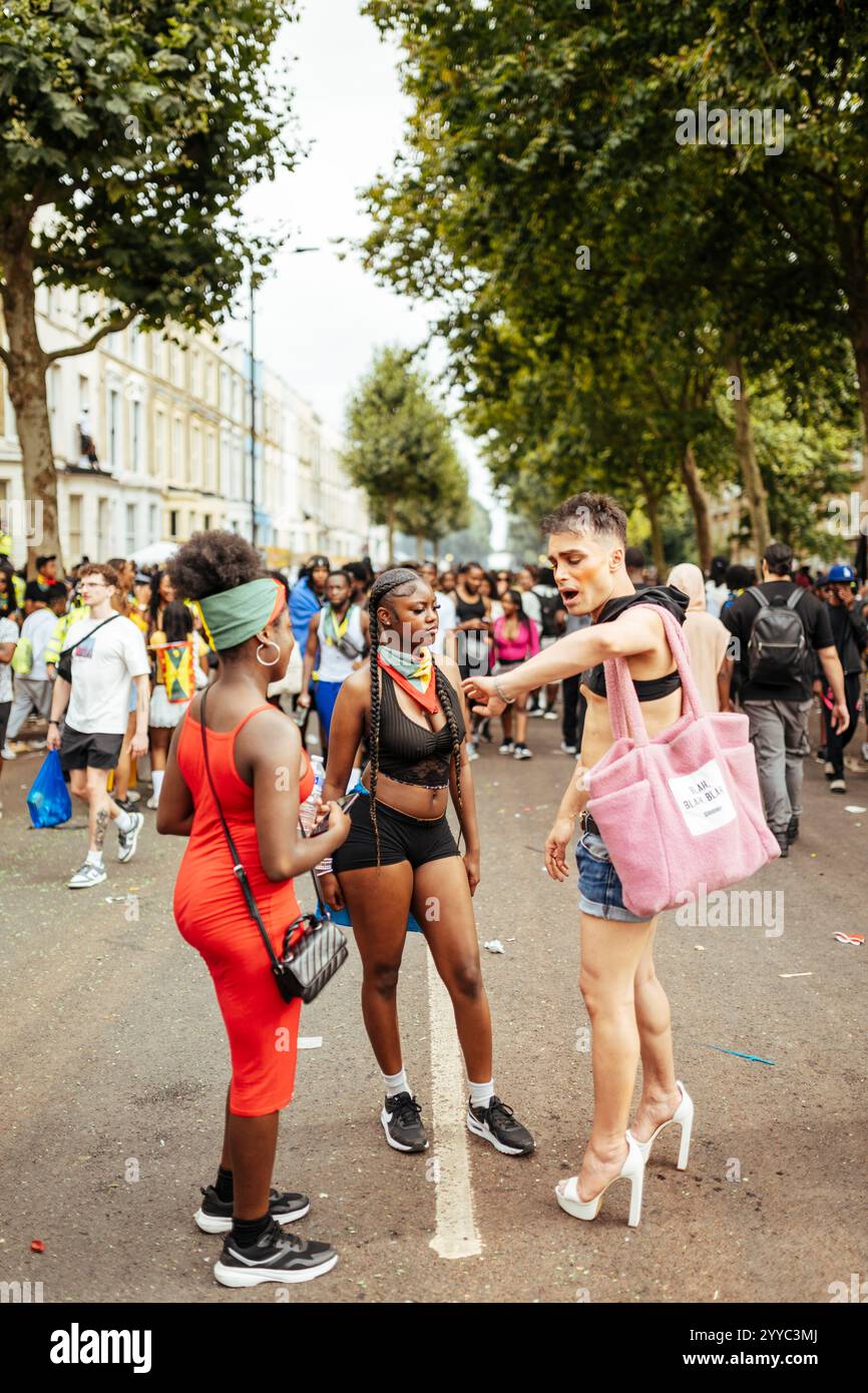 Notting Hill Carnival, West London, Inghilterra, Regno Unito Foto Stock