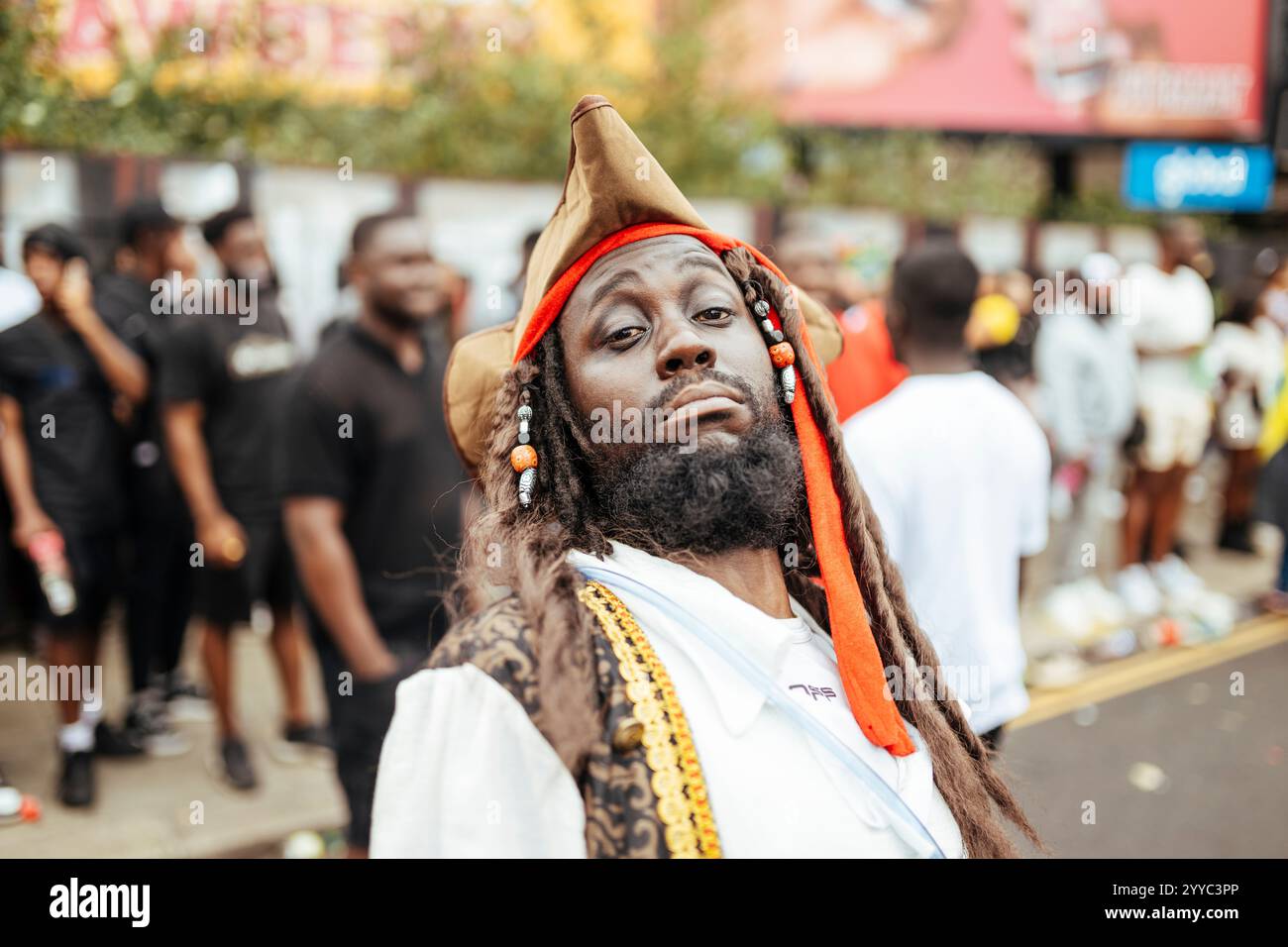 Notting Hill Carnival, West London, Inghilterra, Regno Unito Foto Stock