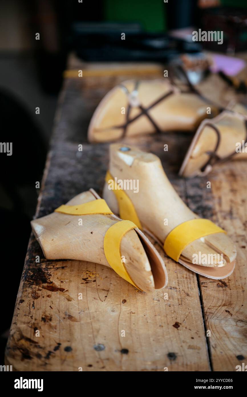 Ritratto di Cobbler, Atene, Attica, Grecia Foto Stock