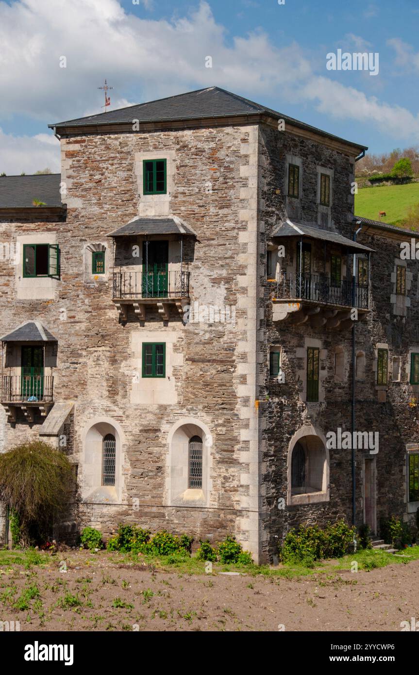 Monasterio de Samos. Lugo. La Galizia. Spagna Foto Stock