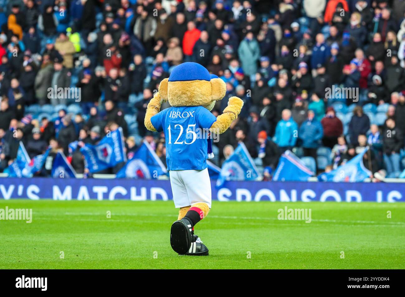 Glasgow, Regno Unito. 21 dicembre 2024. I Rangers giocarono il Dundee allo stadio Ibrox nella partita di campionato scozzese di William Hill. Il punteggio finale è stato Rangers 1-0 Dundee e il gol dei Rangers è stato segnato da Vaclav Cerny (Rangers 18) in 47 minuti. Crediti: Findlay/Alamy Live News Foto Stock