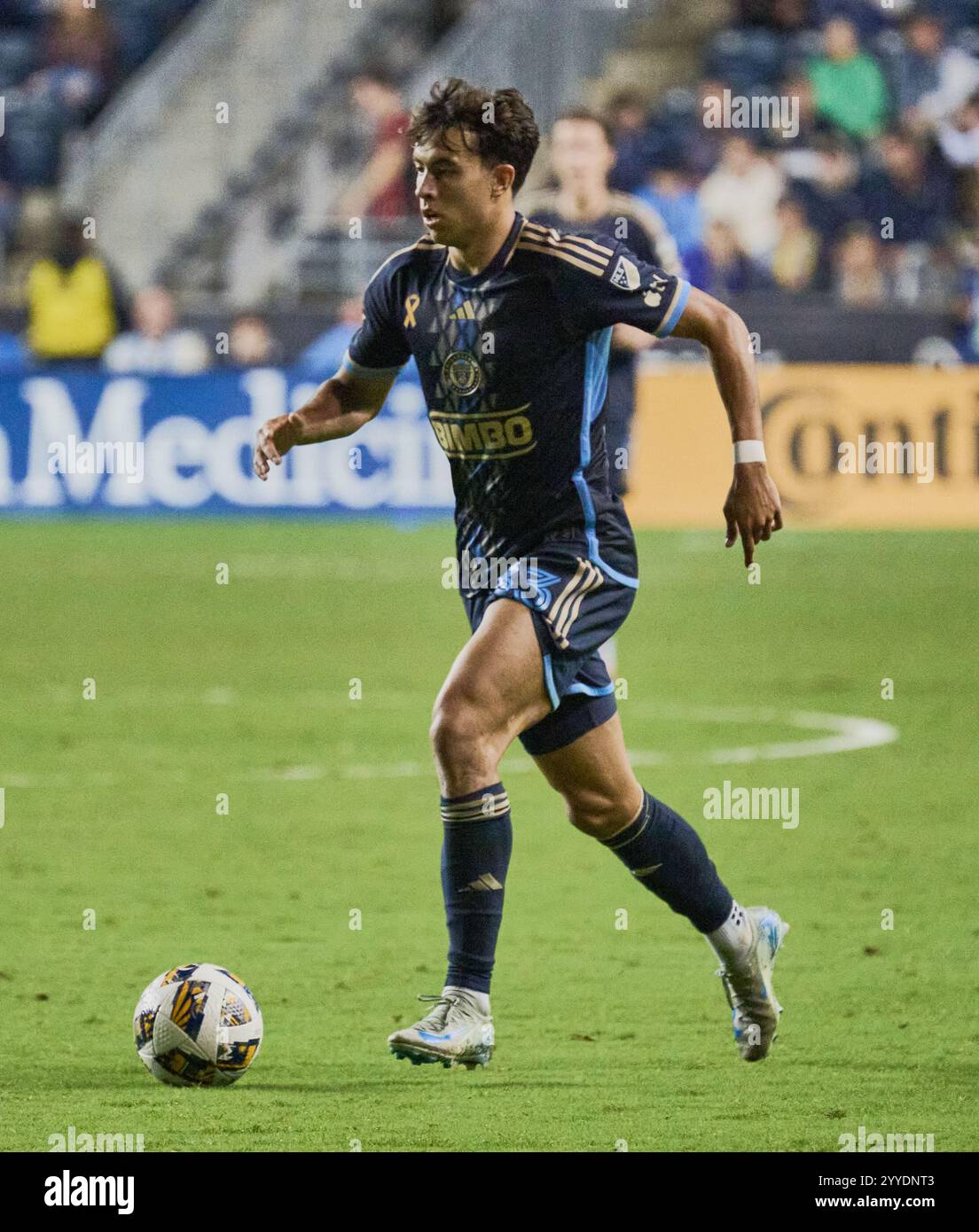 CHESTER, PA, USA - 28 SETTEMBRE 2024: Incontro MLS tra Philadelphia Union e Atlanta United FC a Subaru Park. ***SOLO PER USO EDITORIALE*** Foto Stock