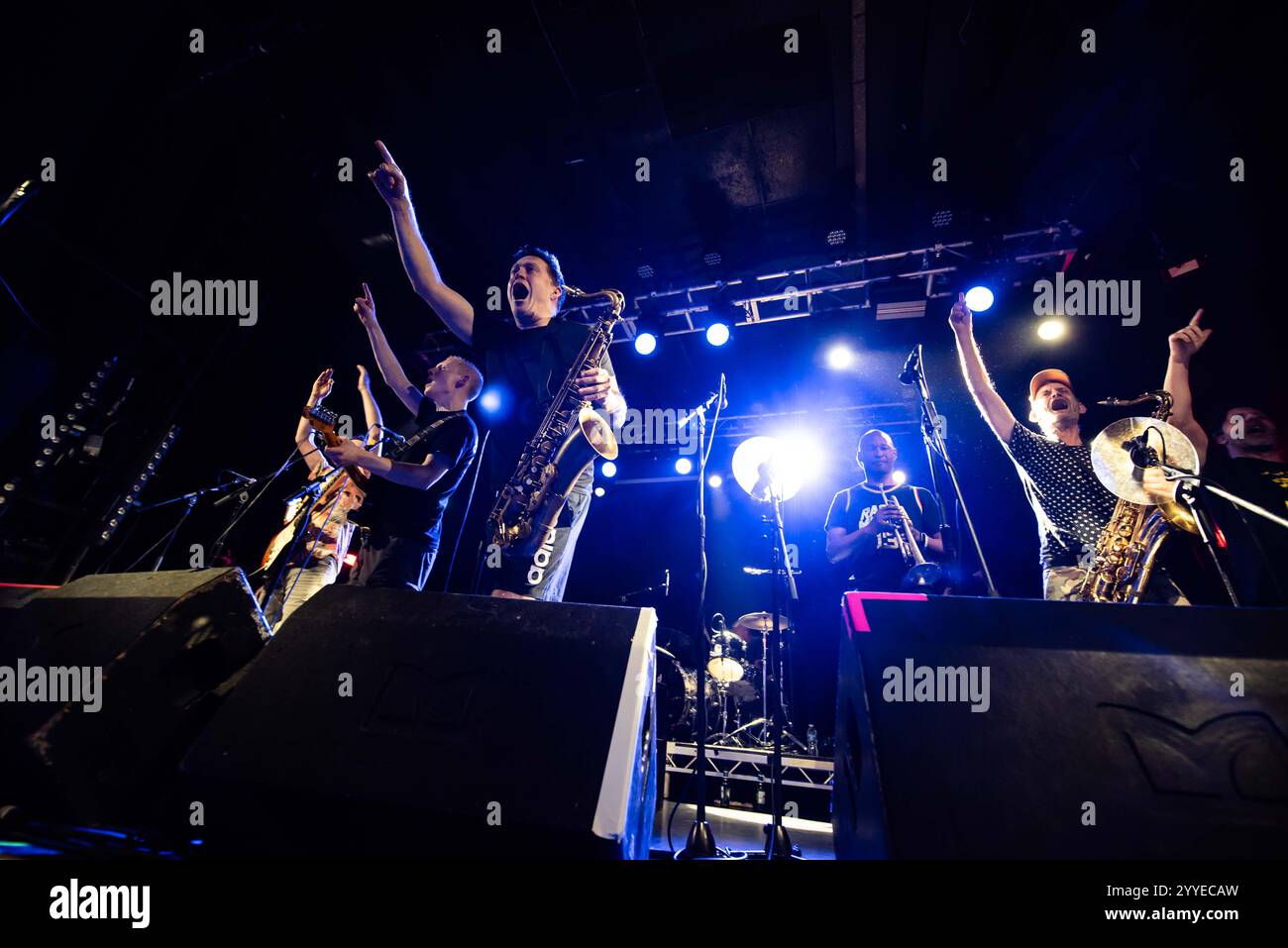 Londra, Regno Unito. 21 dicembre 2024. Le leggende della ska Bad Manners portano il loro tour natalizio nell'iconica Electric Ballroom di Camden Town. Cristina Massei/Alamy Live News. Foto Stock